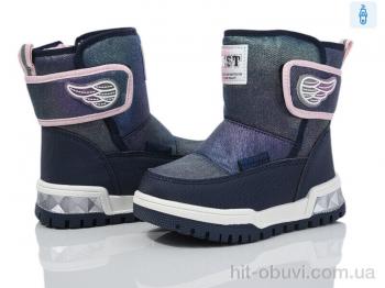 Дутики Ok Shoes T10845F d.blue