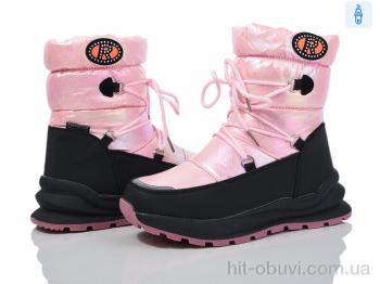 Дутики Ok Shoes CT10261B pink