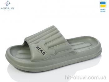 Шлепки Acorus T111 зелений