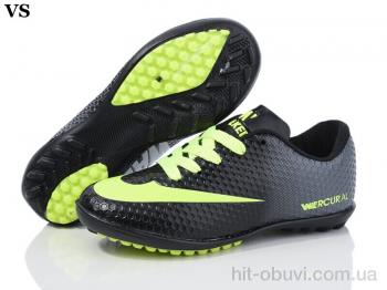 Футбольне взуття VS, Walked Mercurial L04 чорний