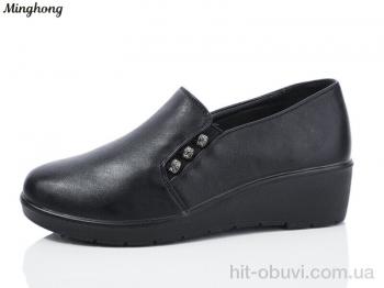 Туфлі Minghong 7707 black