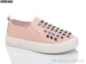 Слипоны Super Gear C729-3 pink