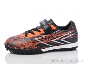 Футбольне взуття Restime DIDB25611-1 black-silver-orange