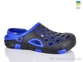 Кроксы Inblue 308 чорно-синій
