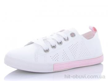 Кроссовки YUEMINGZHU HB53 white-pink