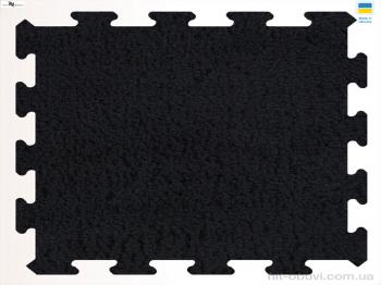 Ковры NOVA VIDNOVA Килимок пазл товщина 2 см (31x31см) 001-4 black