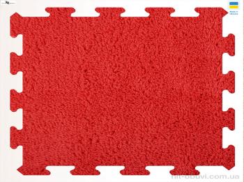 Килими NOVA VIDNOVA Килимок пазл товщина 2 см (31x31см) 001-6 red