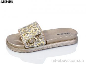 Шльопанці Super Gear C888 gold