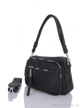 Сумка Sheng Ma-Lusha 867813 black (9x20x25)