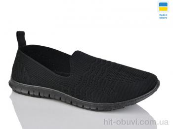 Слипоны DeMur 648 чорний