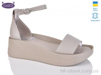 Босоножки Garti 0198 беж шкіра