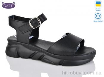 Босоножки Garti 0149 чорна шкіра
