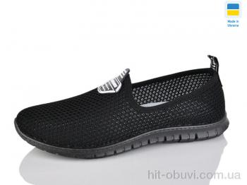 Слипоны Lot Shoes 536 чорний