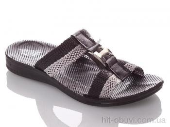 Шльопанці DeMur BH-B-black-grey