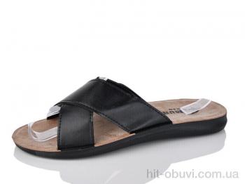 Шлепки DeMur 2402 black