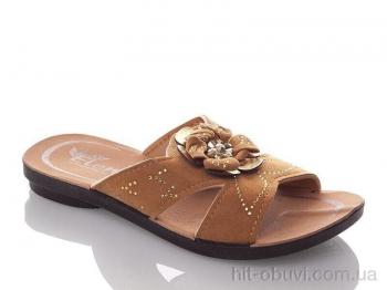 Шльопанці DeMur GElena-N2B-brown