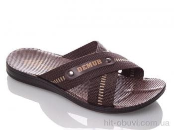 Шлепки DeMur TRK DeMur ST brown-beige
