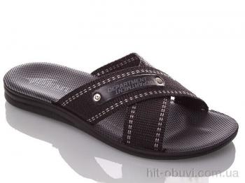 Шлепки DeMur TRK Depart black-white