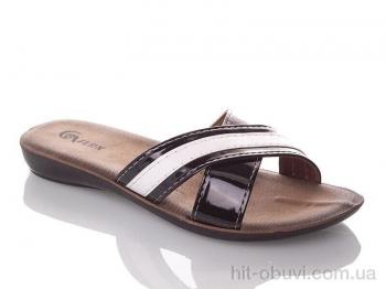 Шльопанці DeMur W7144-black