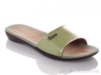 Шльопанці DeMur W7145-green