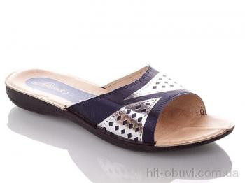 Шлепки DeMur W7149-blue