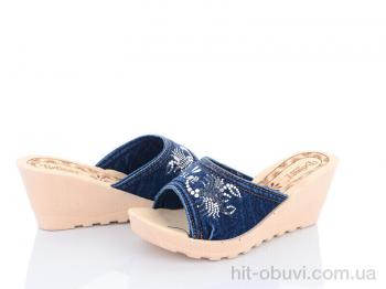 Шлепки DeMur WD282 синій