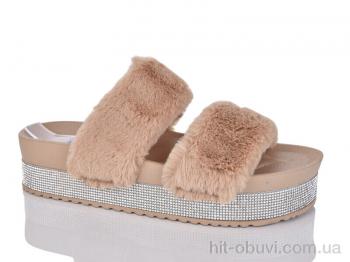 Шлепки DeMur 39641 коричневий