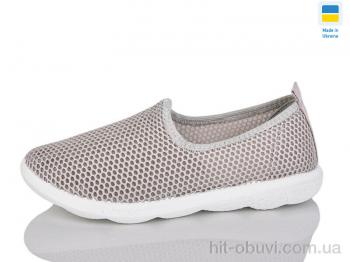 Слипоны Inblue S19 беж біл.п.