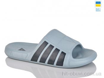Шлепки DeMur 750 серо синий