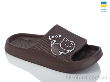 Шльопанці Lot Shoes N104 коричневий