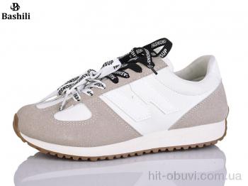 Кроссовки Башили H6521-112 beige-white