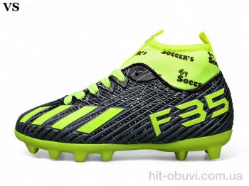 Футбольная обувь VS Soccer 02 black-green