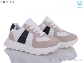 Кросівки Ailaifa, 2395-2 white-black піна