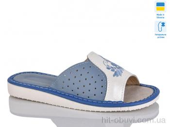 Шлепки Lot Shoes 1-2 блакитний комн
