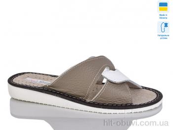 Шльопанці Lot Shoes, 1-3 коричневий комн