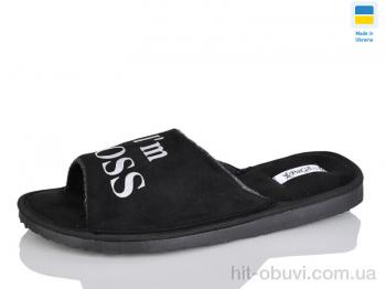 Тапки M&L  Alex13 BAC71 чорний