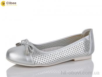 Балетки Clibee D53 silver