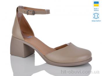 Туфлі Sali 1122 капучино к. беж.п.