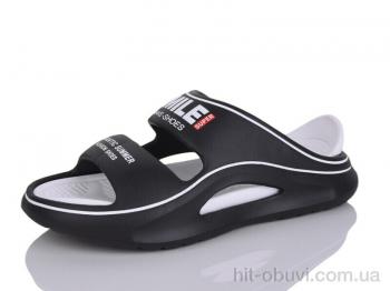 Шлепки Alimama-Girnaive 808 black-white