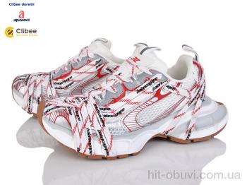 Кросівки Clibee-Doremi D5266 white-red