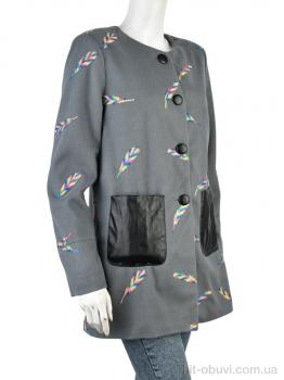 Пальто Obuvok 11942-2 grey