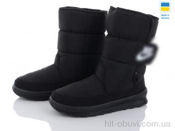 Дутики Selena 112-8Nk чорн.ч/п лiт