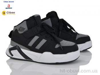 Кроссовки Clibee-Doremi T6528R black-grey