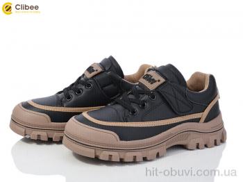 Кроссовки Clibee LC101 black-khaki