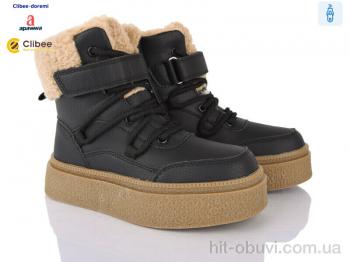 Ботинки Clibee-Doremi HC601 black-khaki