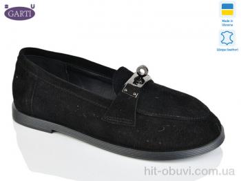 Туфли Garti 409 чорний замш