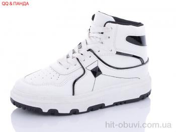 Кросівки QQ&Панда BK72 white-black