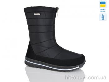 Дутики Зручне взутя 3108 чорний
