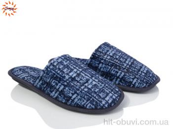 Тапки Jumay Капці чол. смужка сині