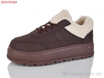 Кросівки QQ&Панда T018 d.brown